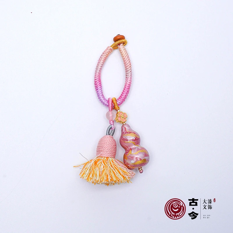 【墨韵/山河系列】大漆葫芦活扣款挂件 非遗手工DIY组合链接