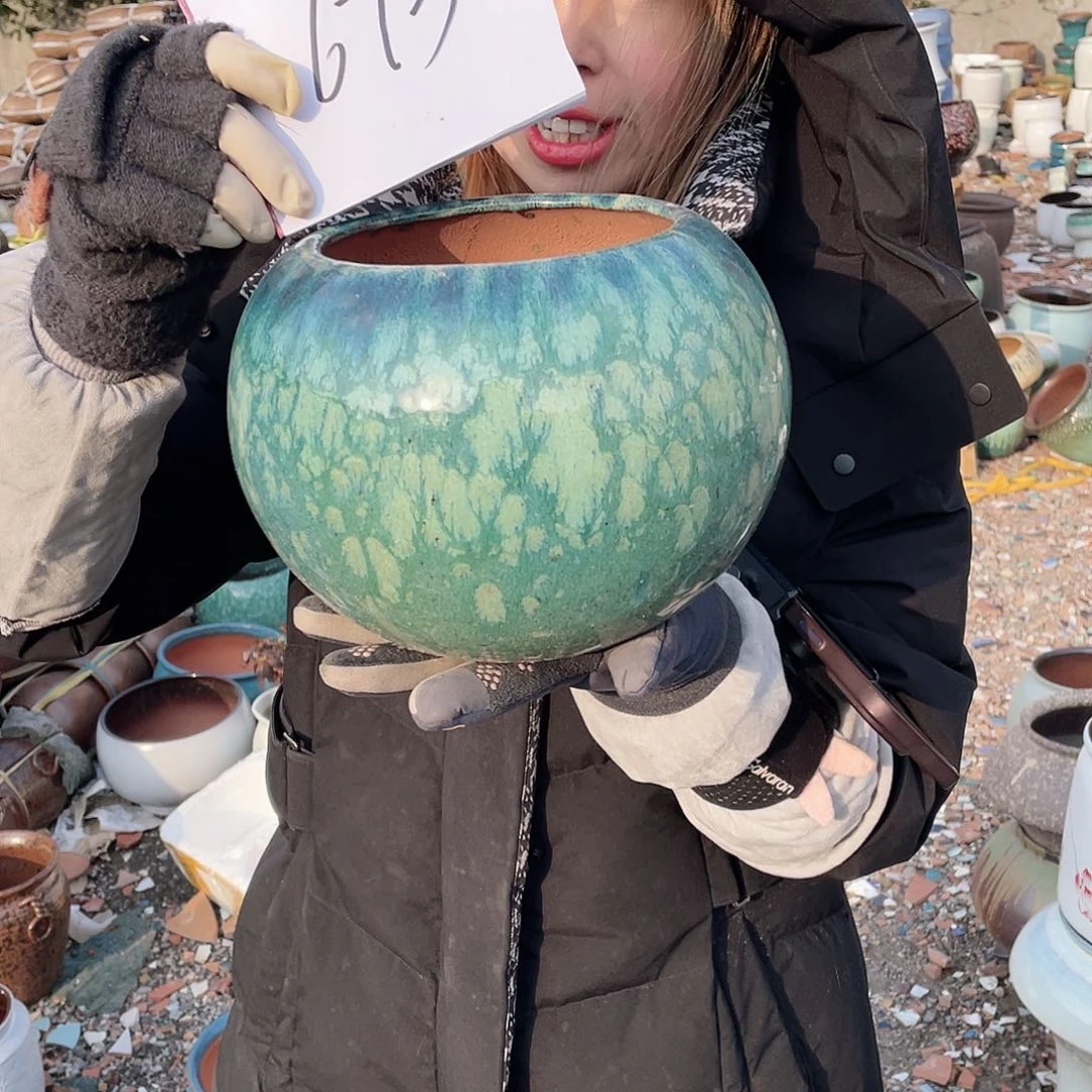 红陶王嫂花盆0207-673