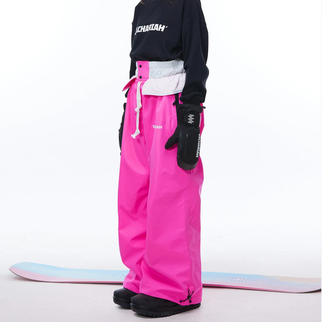 主理人专属ZACHARIAH【玫红色】秋冬新款3L雪地滑雪裤防水保暖滑雪