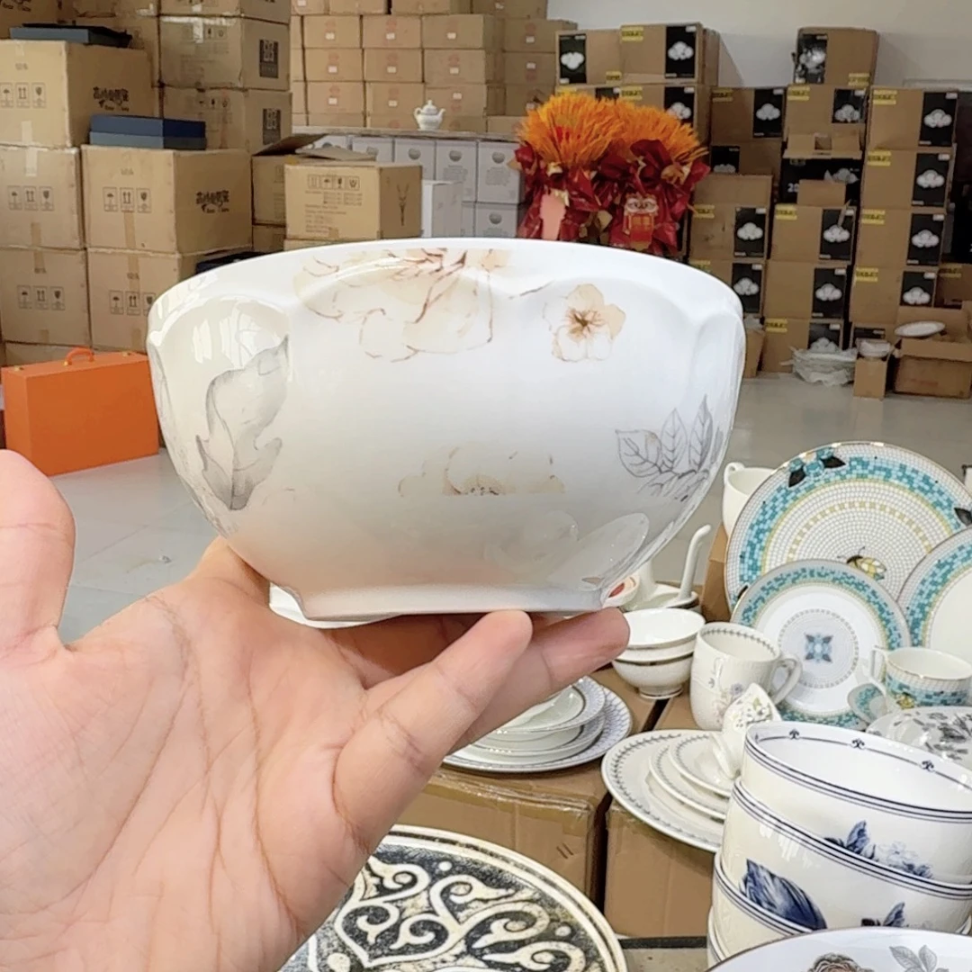 骨瓷5.5英寸饭碗14cm4个