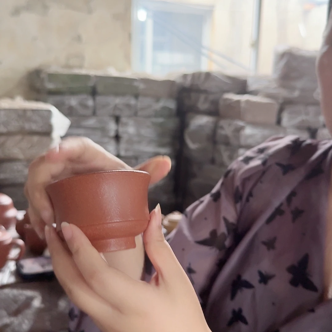 茶壶紫砂宜兴原矿紫砂红降坡