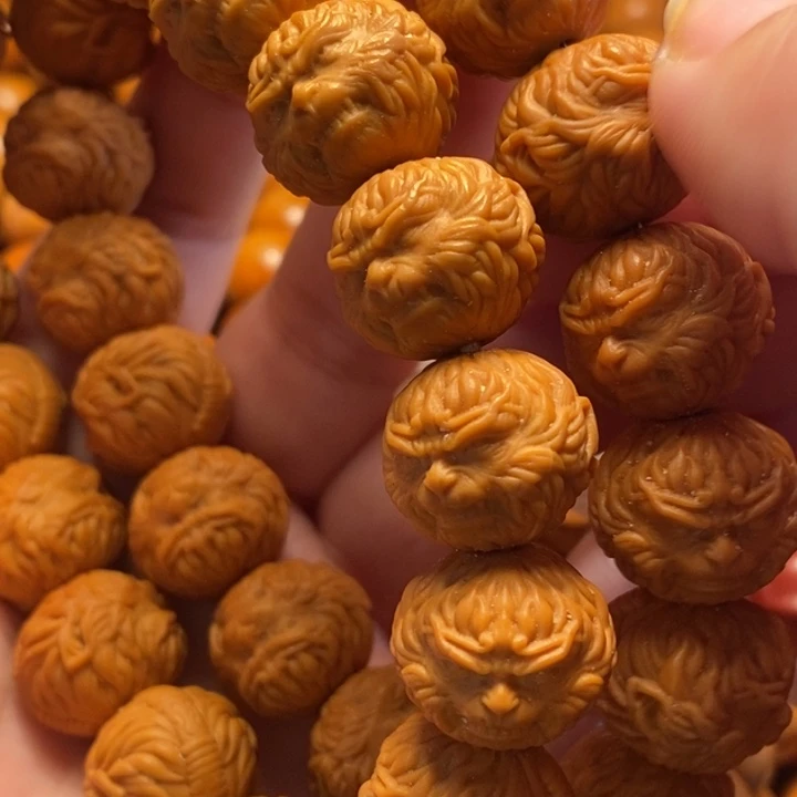 【闪购商品】猴头核桃手串左****)悟空