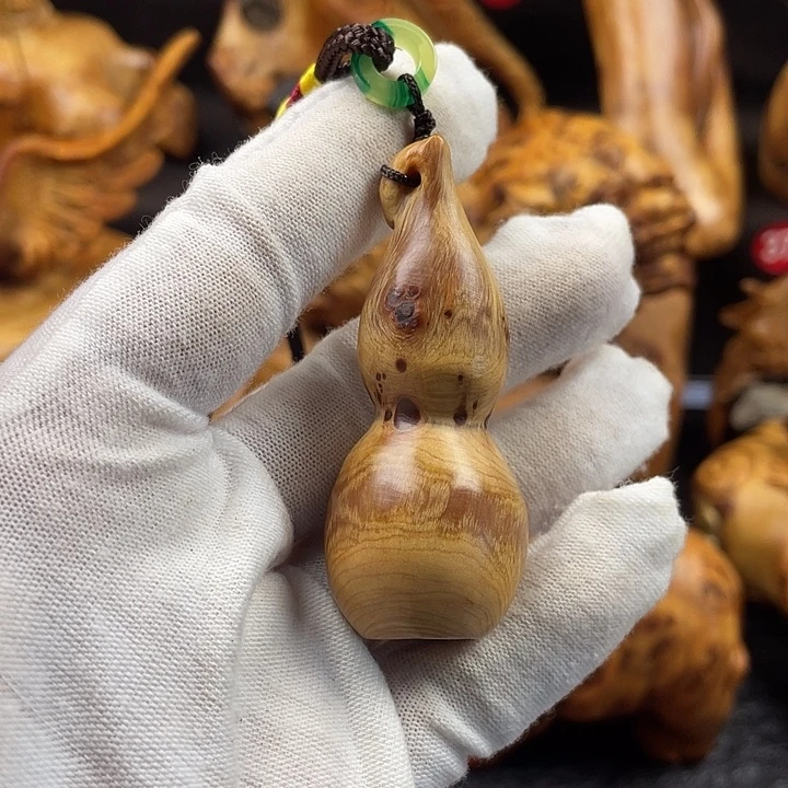 柏木（崖柏）葫芦手把件
