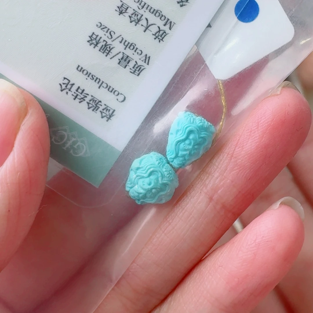 未镶嵌绿松石珠宝奇石