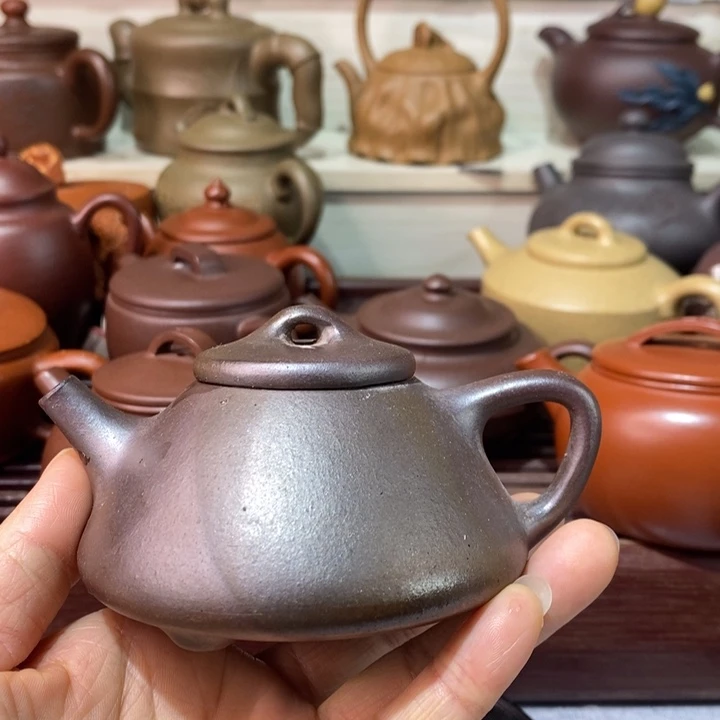 紫砂茶壶微瑕处理一把