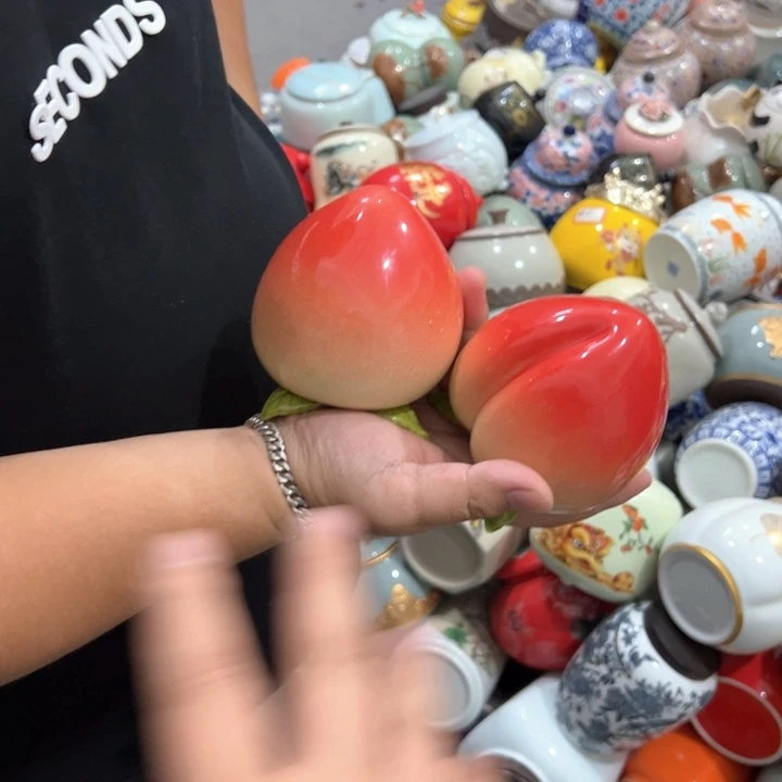 瑕疵福利品陶瓷茶叶罐介意勿拍