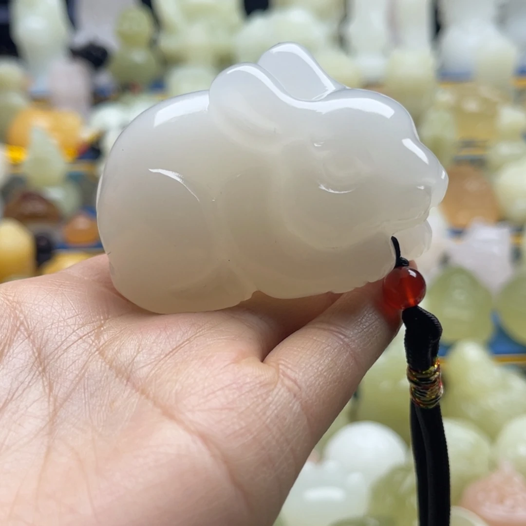小****玉天然桌面小摆件