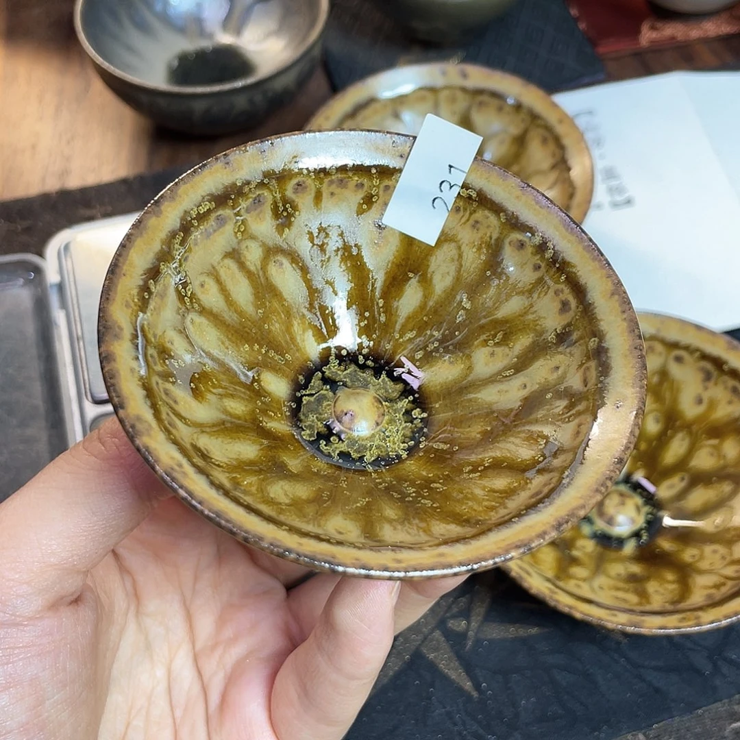 靜***尋茶盏232 福临号建盏柴烧