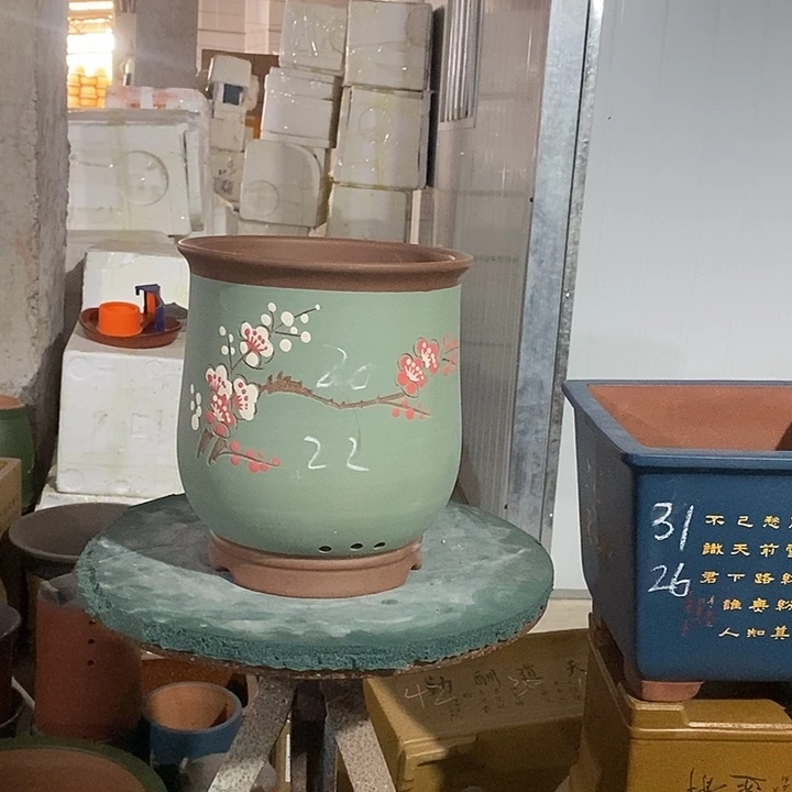 紫砂花盆紫砂花盆