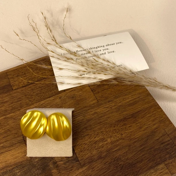 合金耳饰 银针金属冷淡风耳环女韩国气质简约耳钉耳坠高级时尚