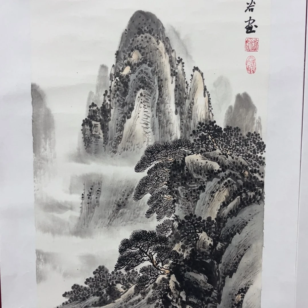 国画绘画作品多次