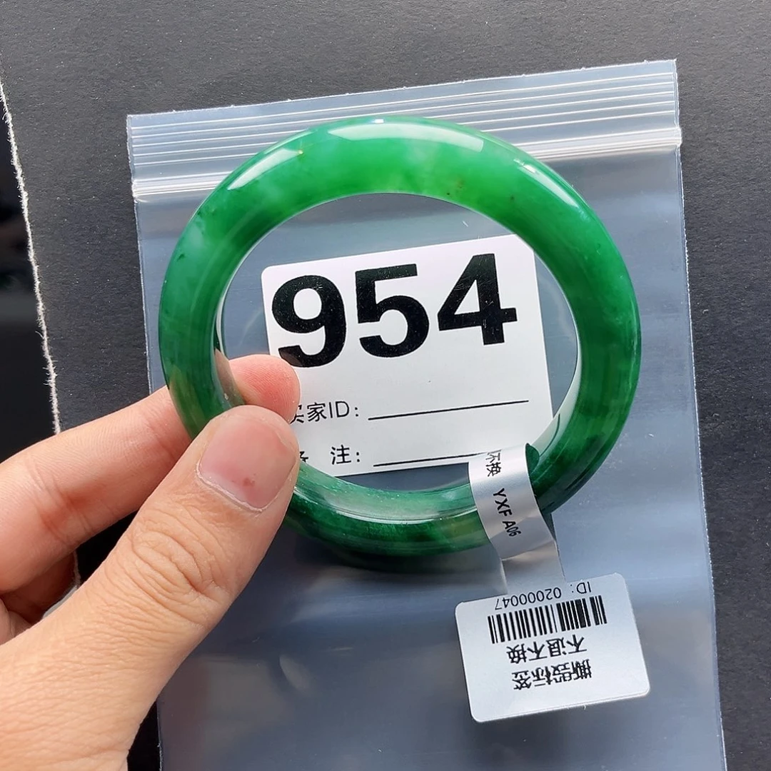 未镶嵌手镯石英质玉（非洲翠）58圈口954
