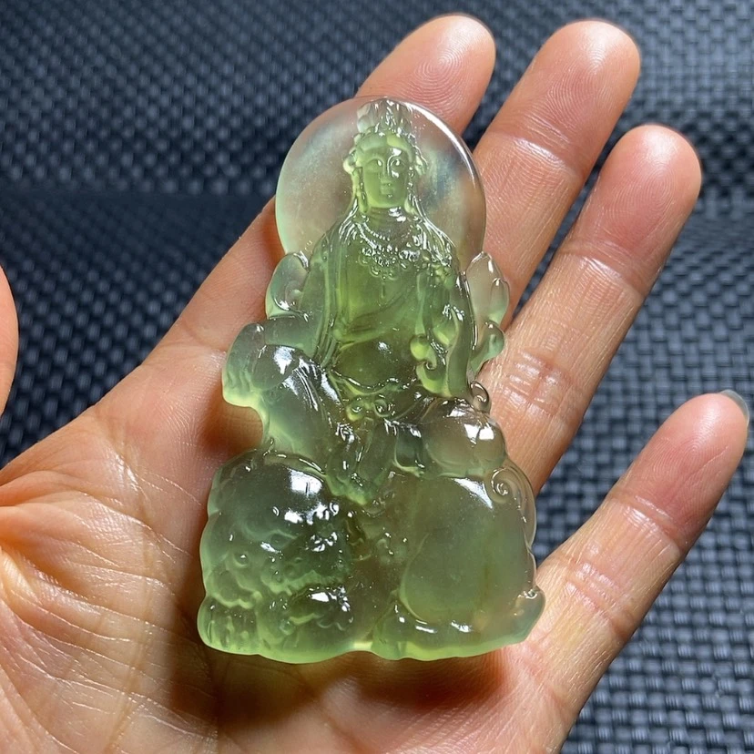 【闪购商品】蛇纹石玉未镶嵌颈饰阳***6