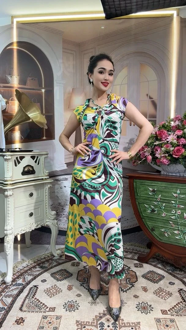 2025款女装新款夏季款时尚女装连衣裙 hasal husan koynak