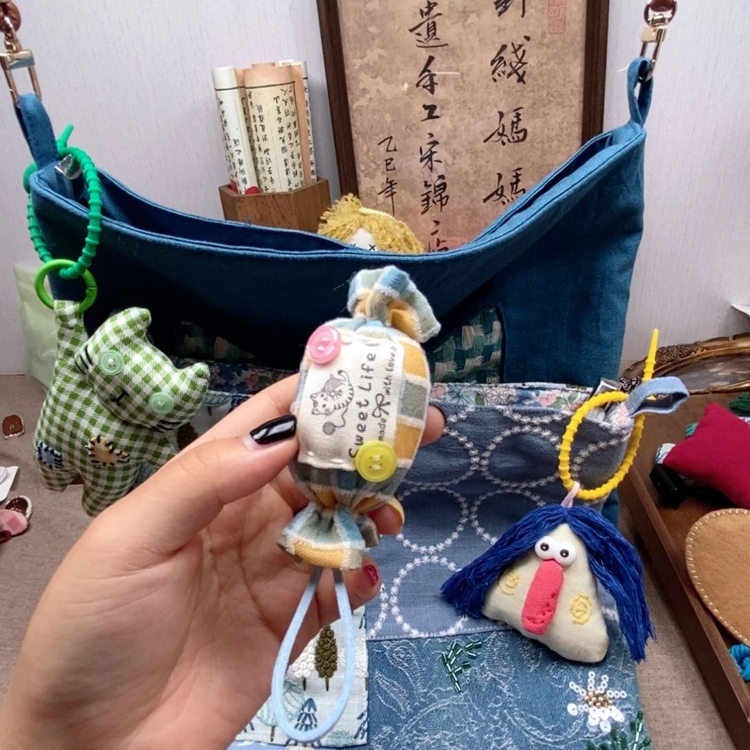 棉莱赛尔纤维手作挂件