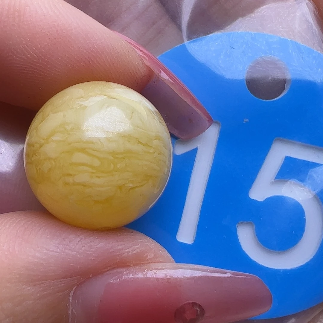 蜜蜡未镶嵌珠宝奇石15mm虎皮圆珠