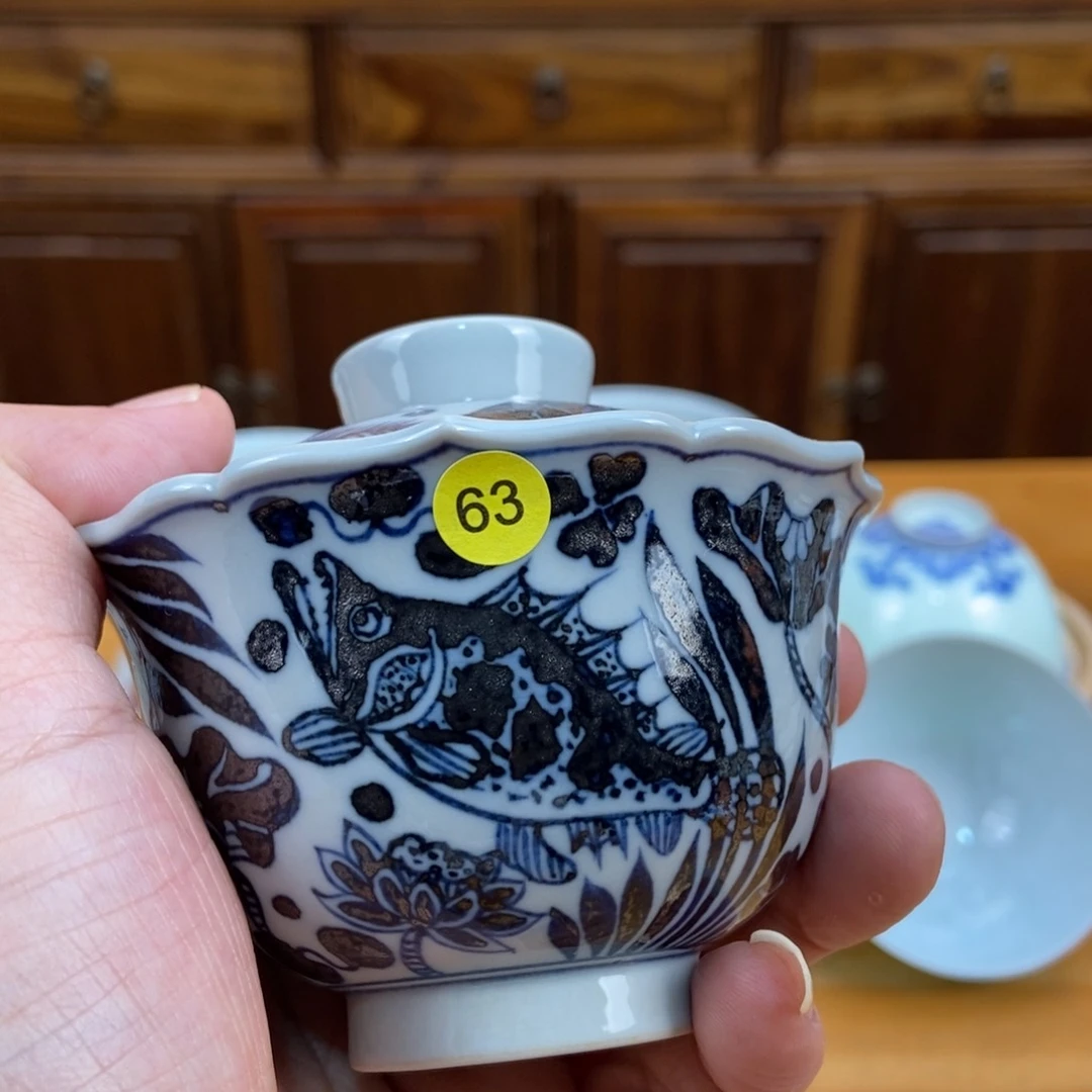 手绘茶具现在制品