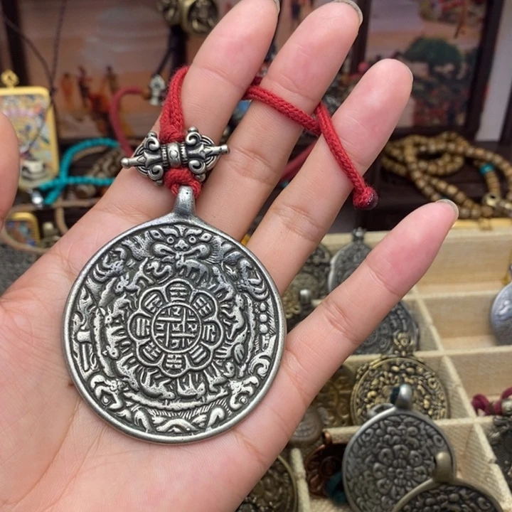 兜***转藏式风格九宫八卦牌