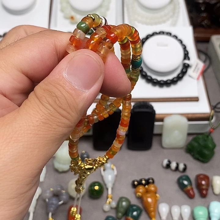 玛瑙/玉髓未镶嵌手链