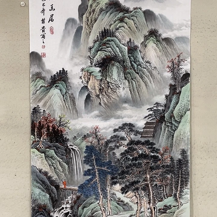 雨***浓国画国画作品集的故事