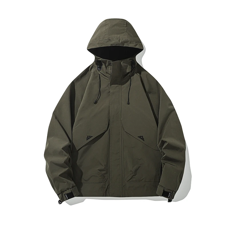 外套男士夹克休闲连帽潮流工装宽松时尚91017