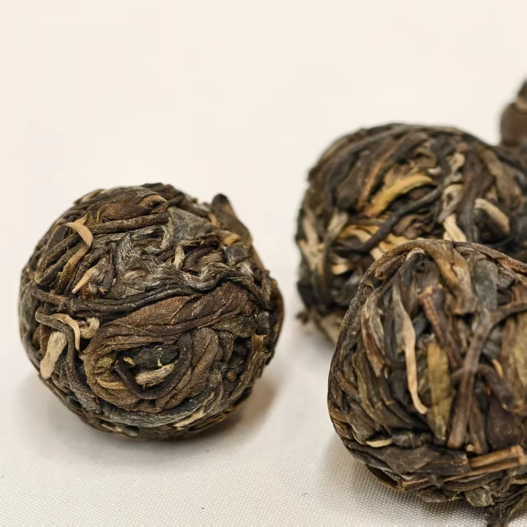 上纪堂溯源 2019年广别老寨1号古树龙珠 普洱生茶