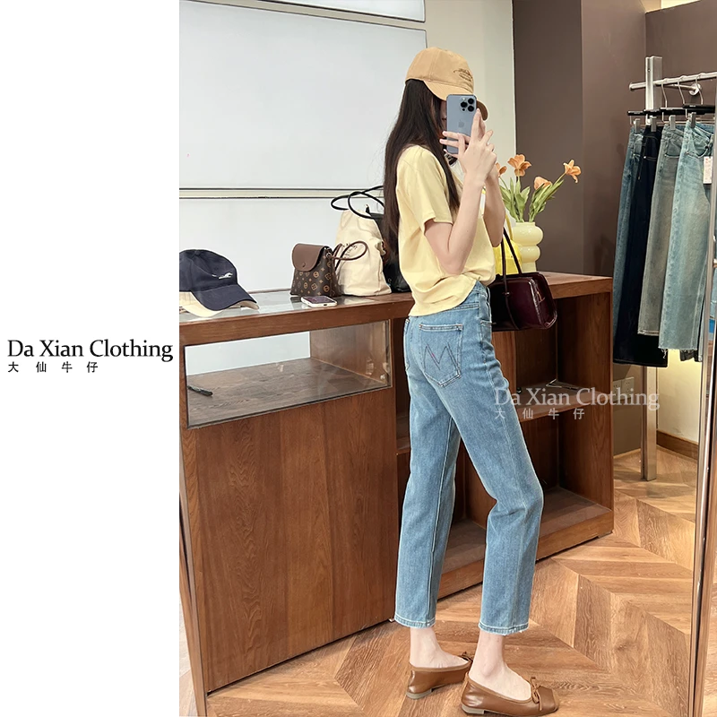 【大仙家】C048 十三行春款有弹牛仔裤韩式舒适时尚百搭女士春夏季