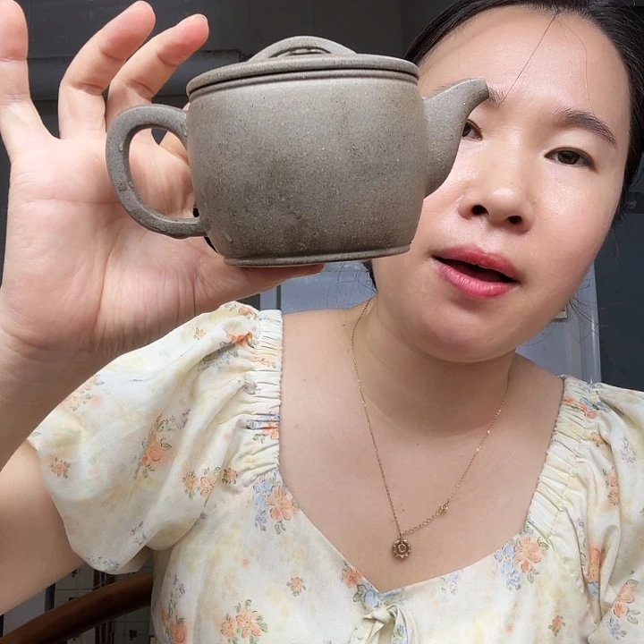 茶壶紫砂原矿半手工还原烧汉瓦300cc