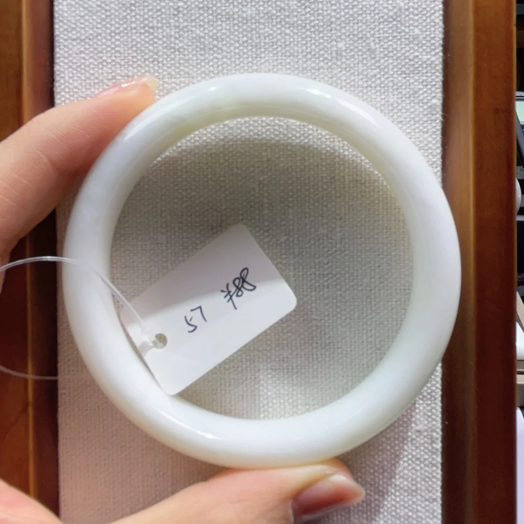 蓝田玉（蛇纹石化大理石玉）未镶嵌手镯