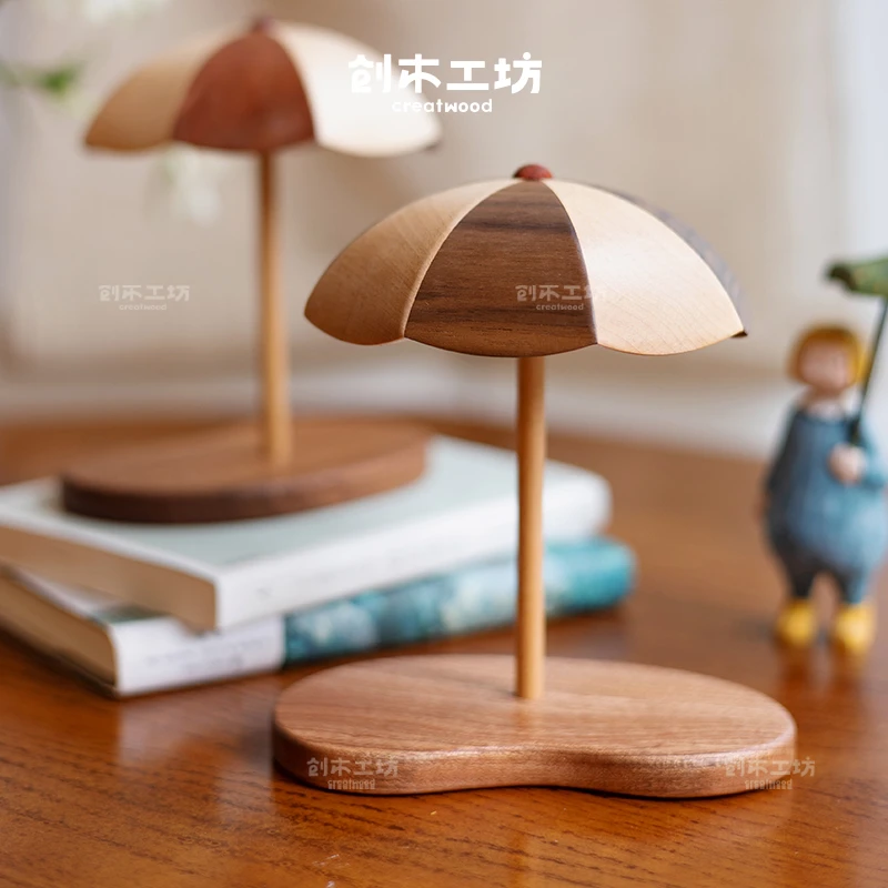 遮阳伞/创木工坊桌面创意摆件夏日海边度假生日乔迁礼物