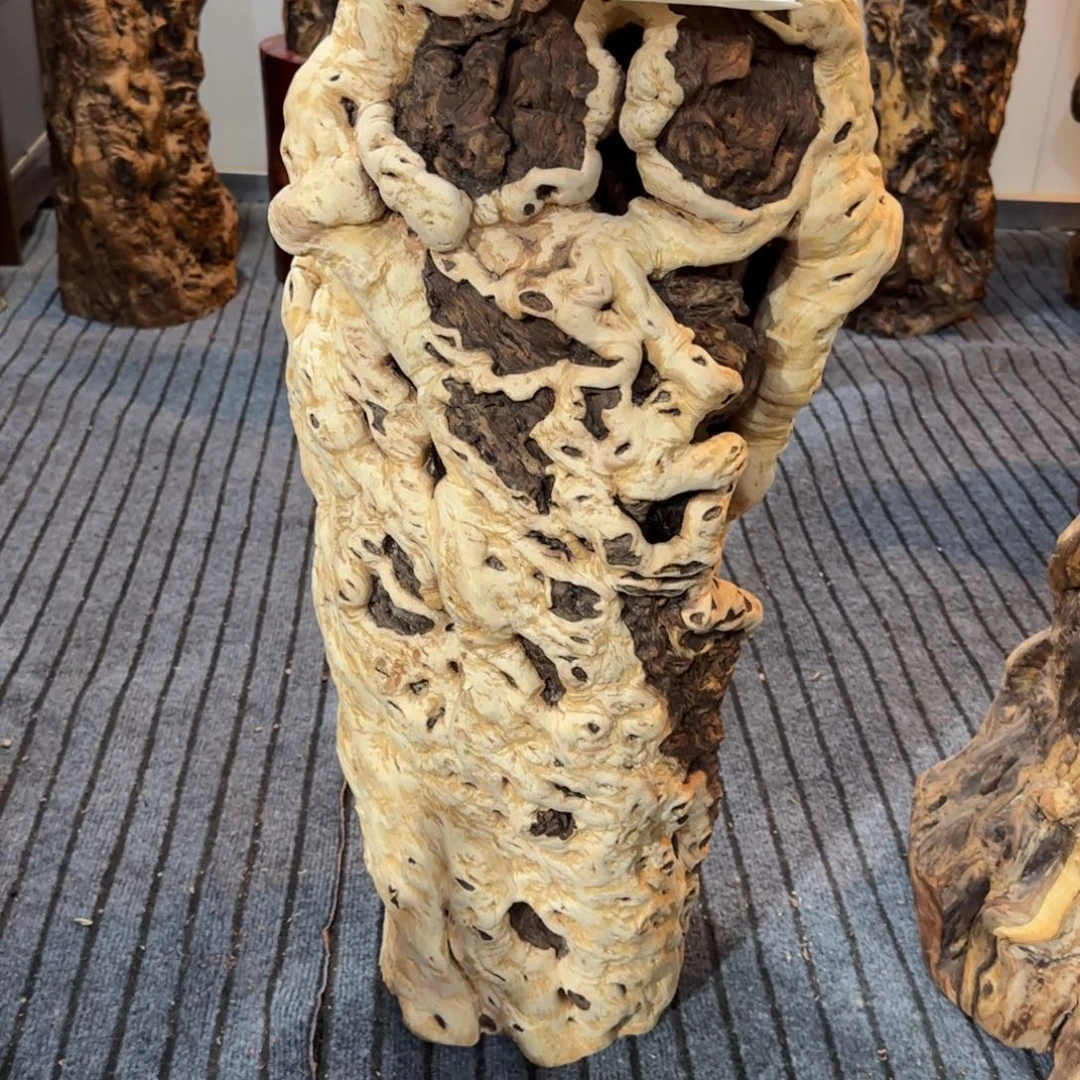 装***齐龙纹鸡心枣木手工艺品