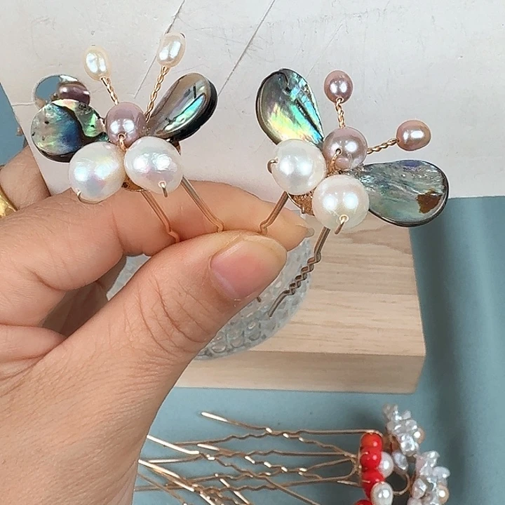 未镶嵌淡水珍珠发饰