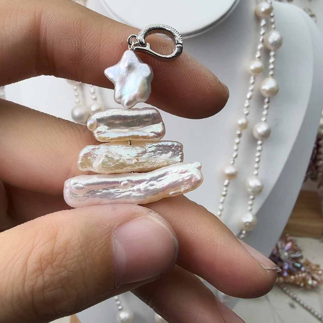 颈饰未镶嵌淡水珍珠