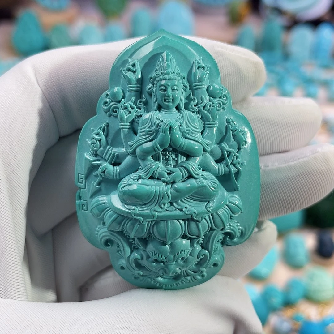 绿松石珠宝奇石未镶嵌