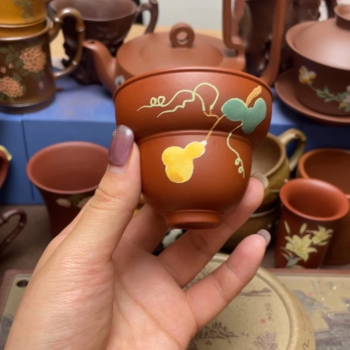 紫砂茶杯紫砂主人杯