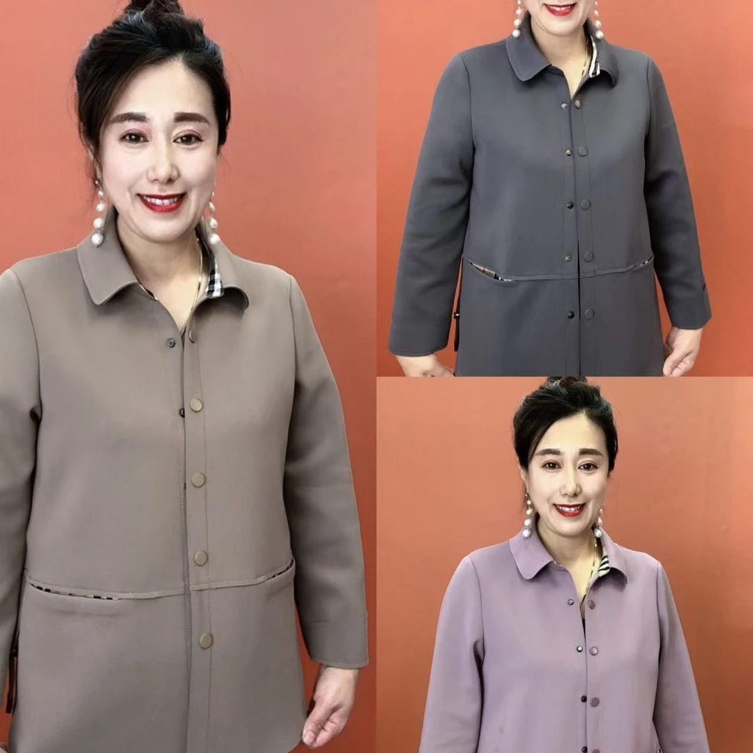 贵8817衣品方领短外套