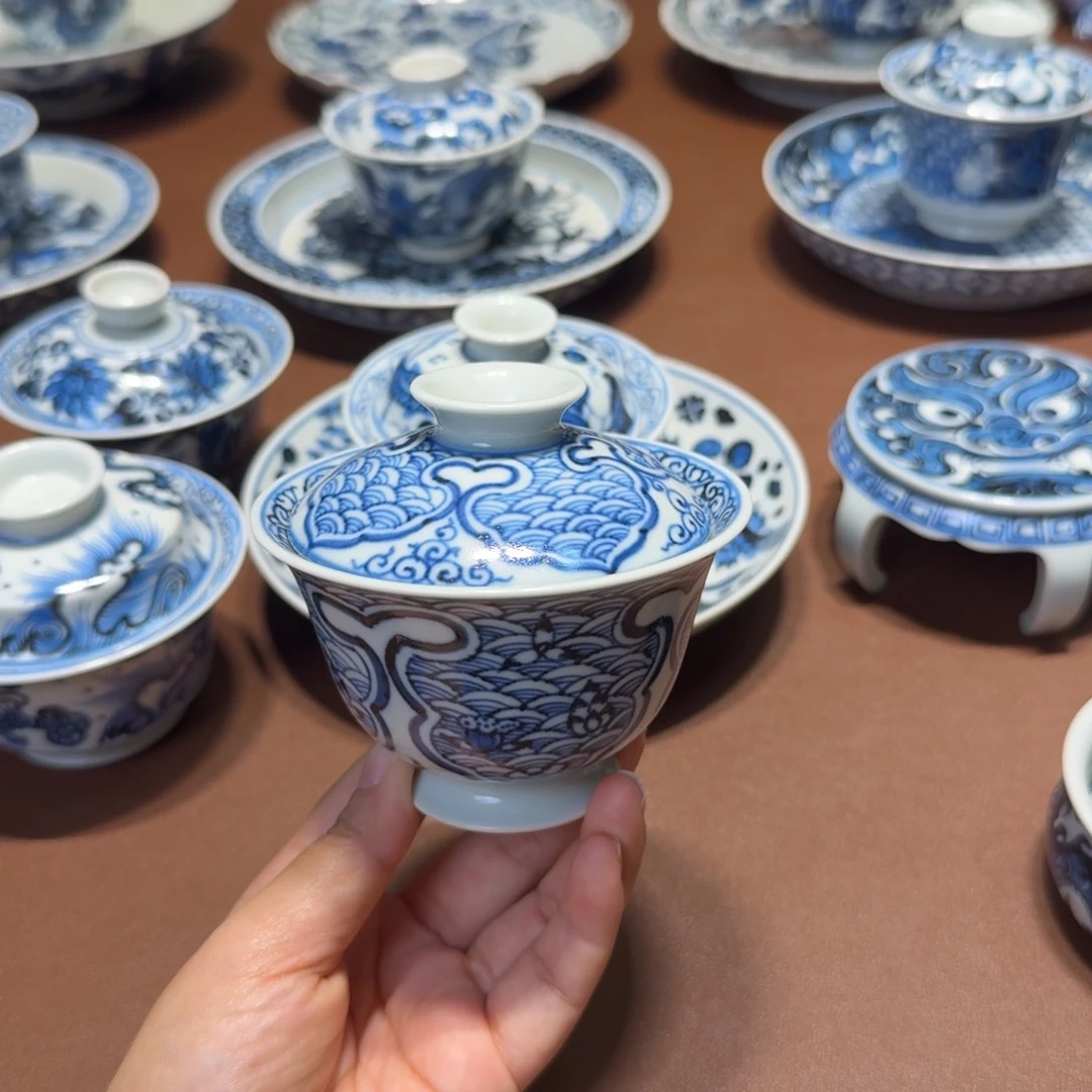 手工手绘茶具微瑕