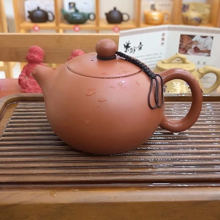 茶壶紫砂朱泥450毫升