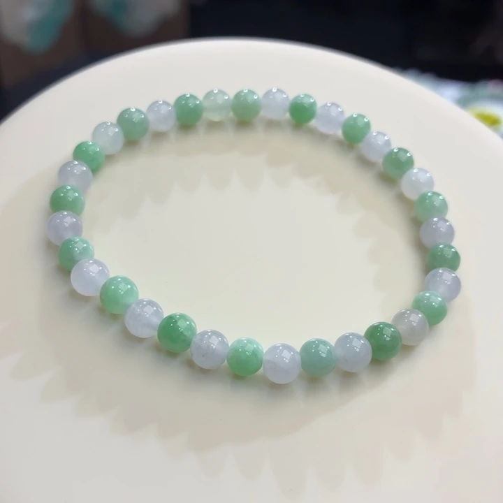 翡翠未镶嵌手链卡5.6福利款