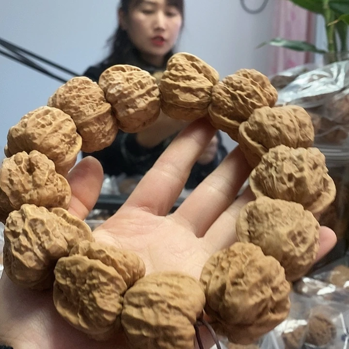 把件文玩核桃36/37黄蛤蟆头手持
