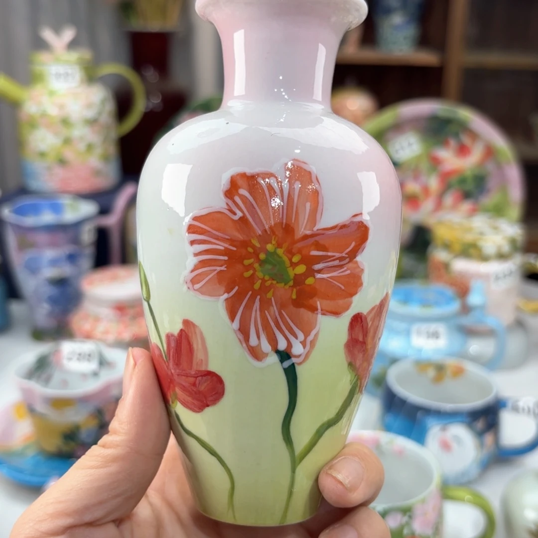 景德镇手绘高温釉下彩陶瓷茶具