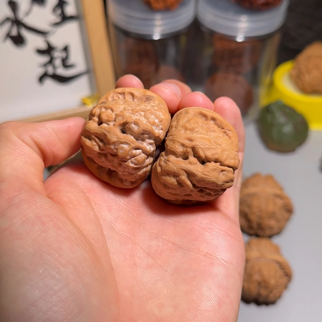 文玩核桃吊坠蚝*蟹怀柔蛤蟆头39