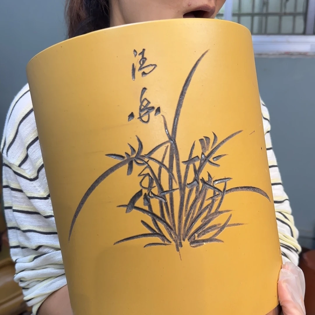 紫砂花盆紫砂口径17