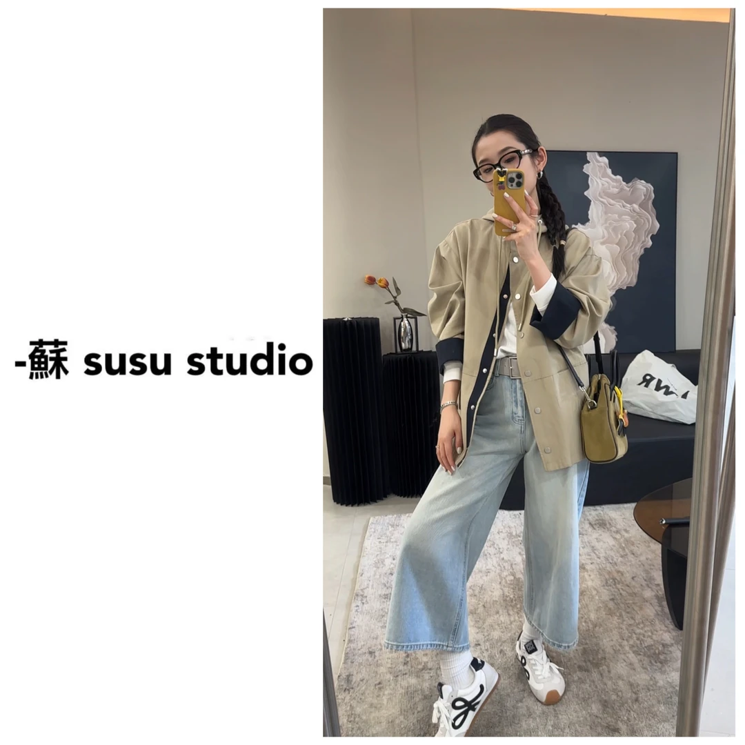 连帽风衣女2025春季新款宽松中长款休闲百搭工装大衣外套