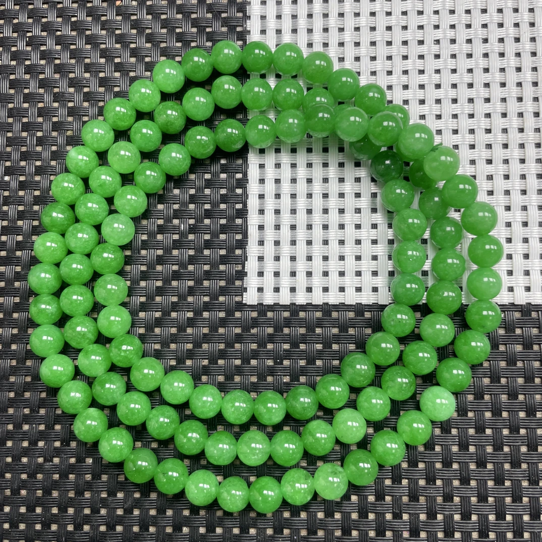 绿帘8mm108项链525