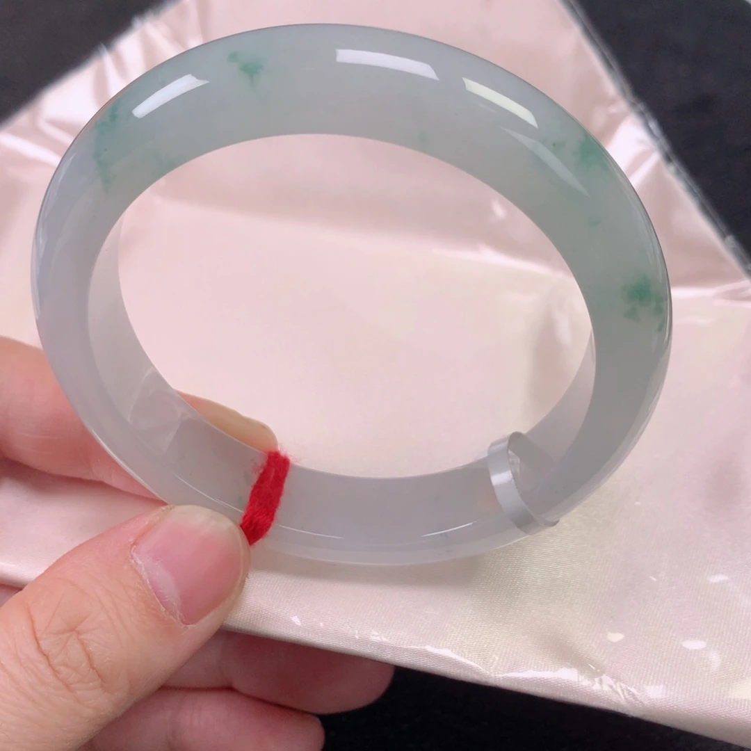 未镶嵌手镯翡翠缅甸天然翡翠手镯57