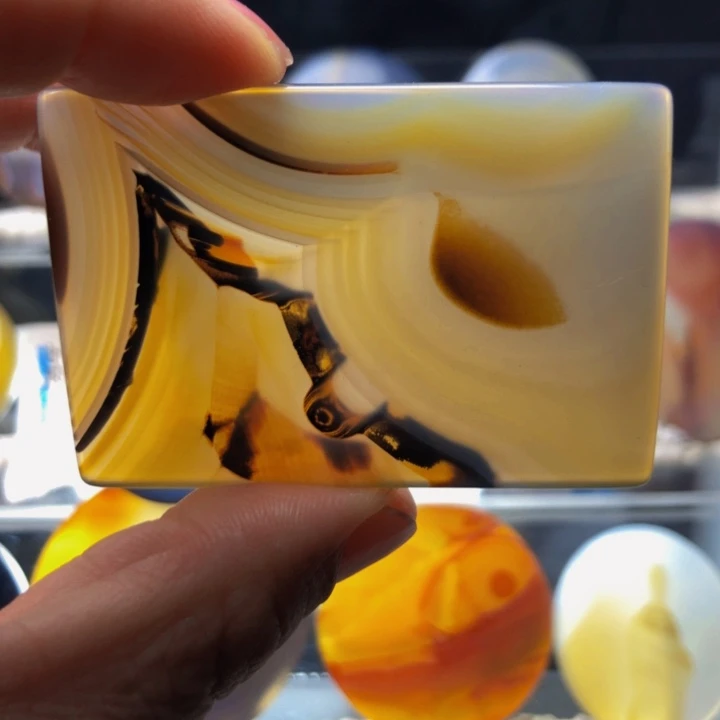 合金玛瑙/玉髓珠宝奇石81