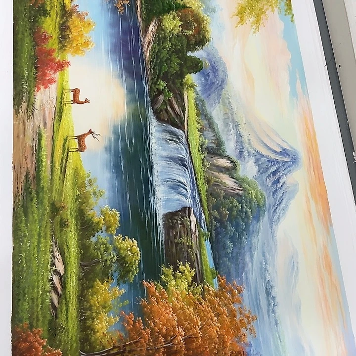 油画恭喜仔仔细细仔仔细细