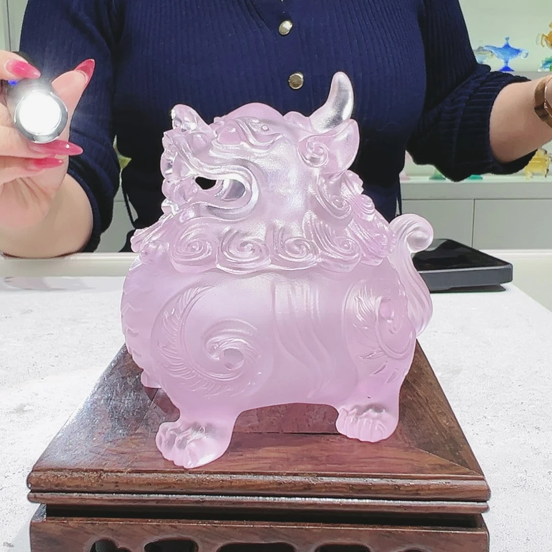 【闪购商品】手工艺品琉璃狻猊香炉小号