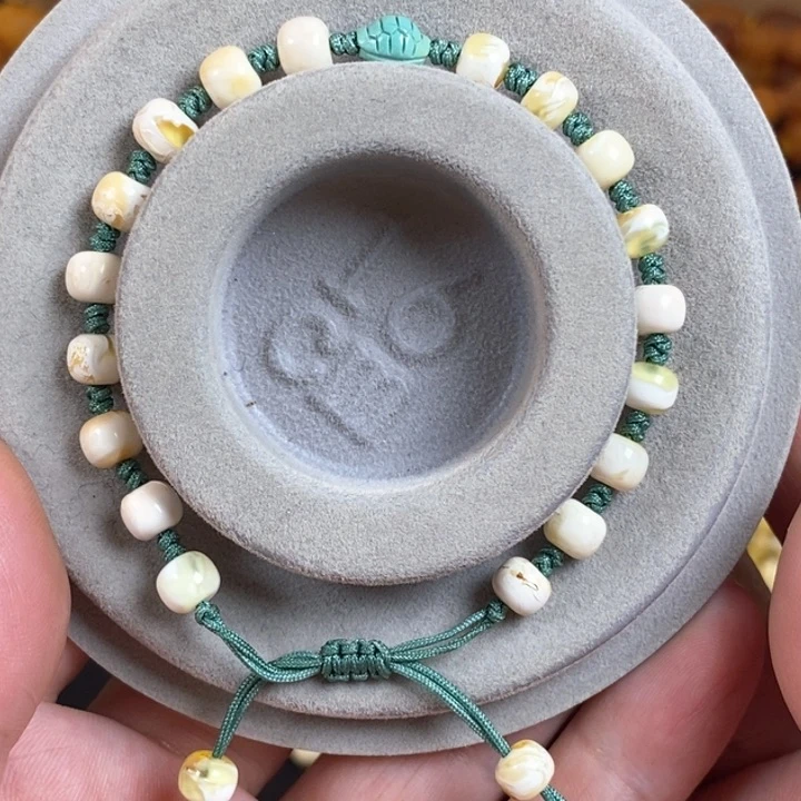 琥珀珠宝奇石未镶嵌6+俄料漆白